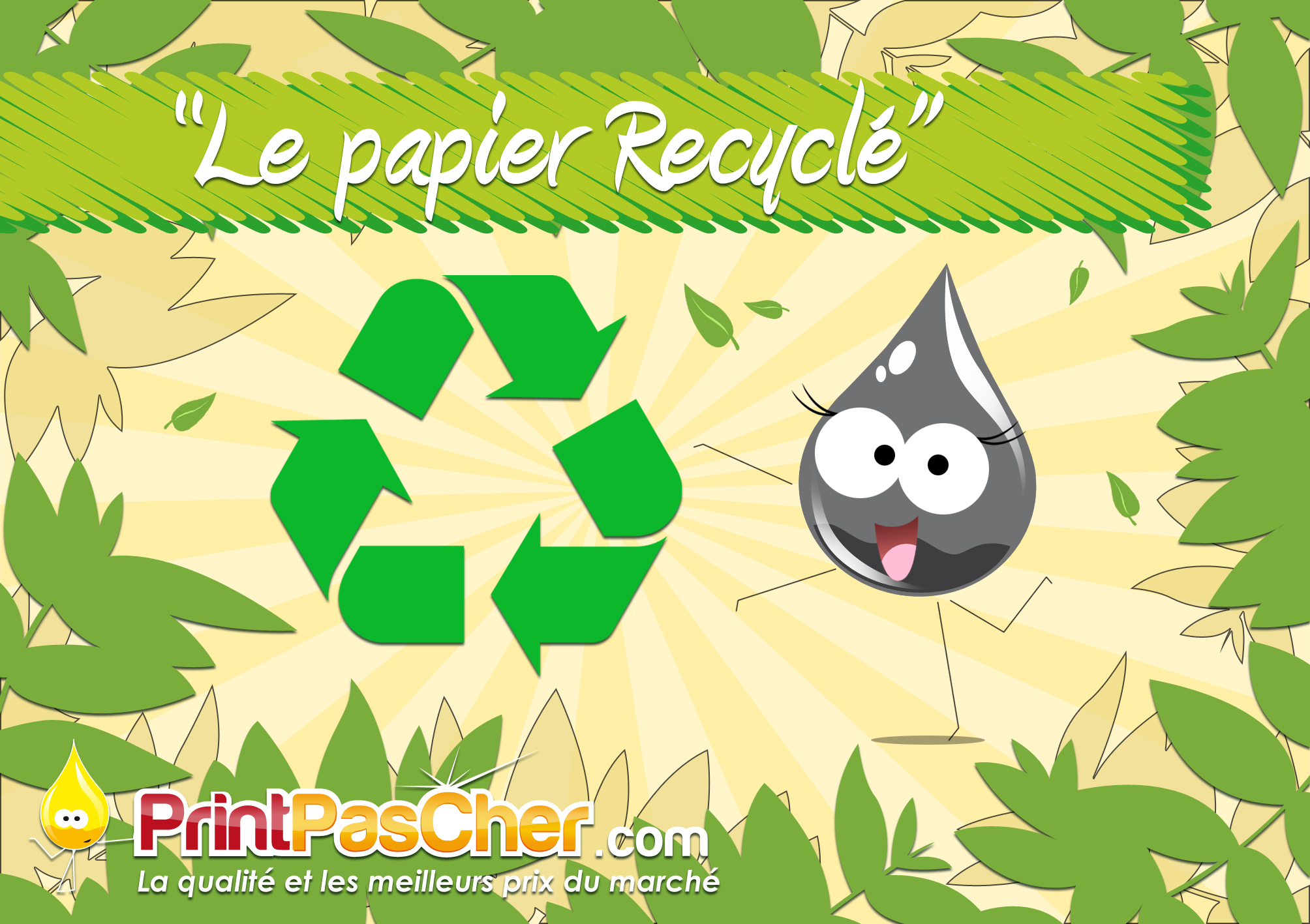 carpet Consultation freezer Impression sur papier recyclé : un geste pour la planète