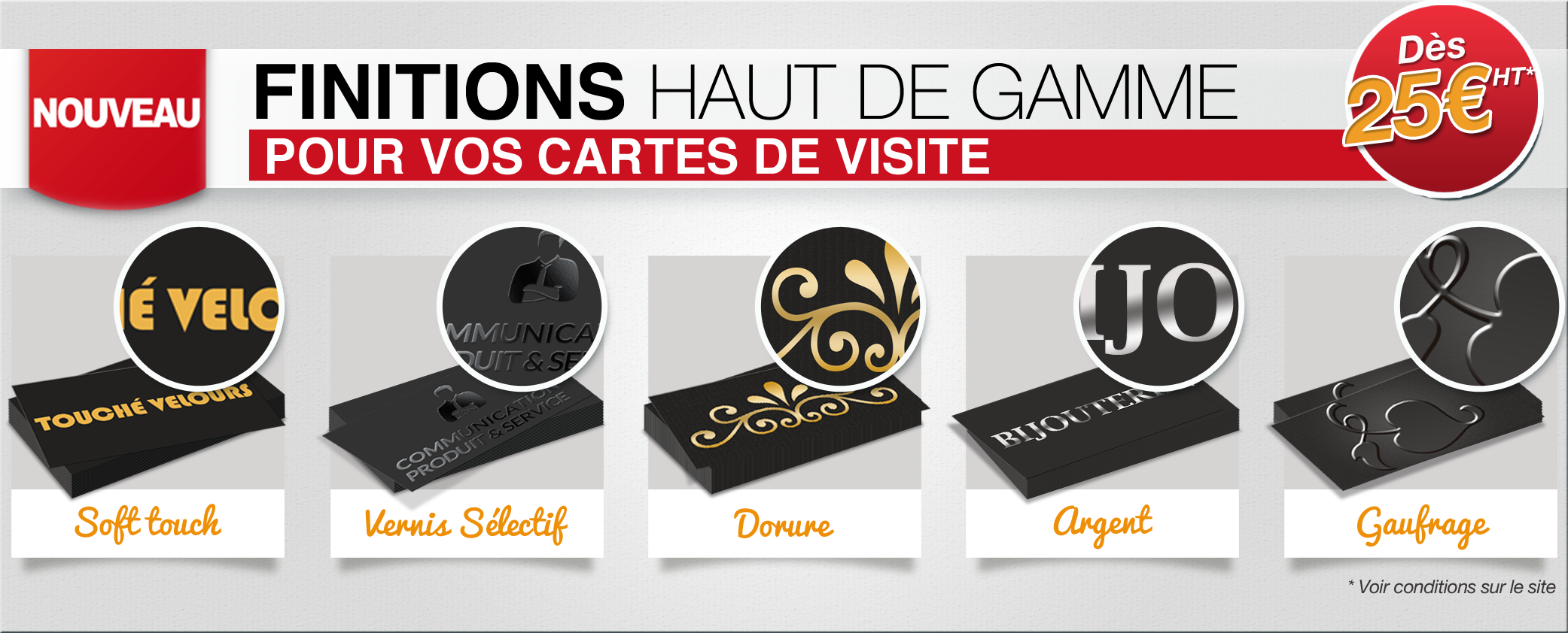 Cartes de visite – Impression