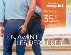 campagne affichage easyjet 2018