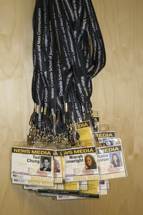 Tour de cou personnalisé pour journaliste