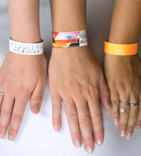Impression bralcelet tyvek fluo Impression bralcelet tyvek fluo