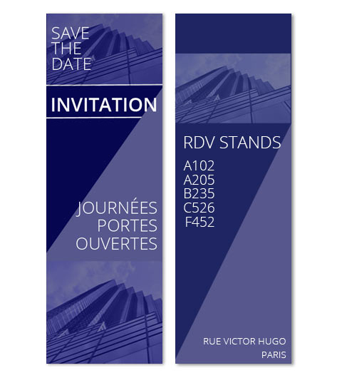 Flyer 10 x 30 cm