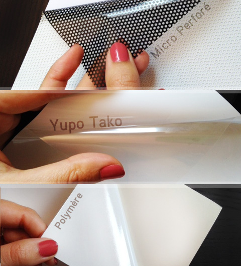 Yupo Tako, Impression Sticker Repositionnable