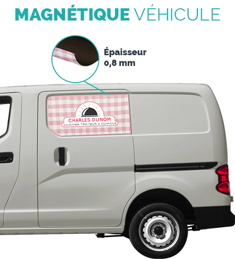 MESSAGE AIMANTE PUBLICITE PUB MAGNETIQUE VOITURE - Cdiscount