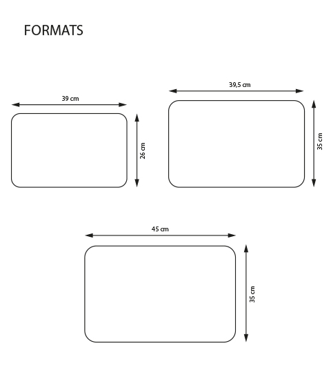 format set de table en plastique