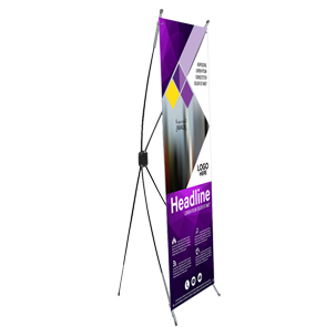 X-banner 80 x 200 cm