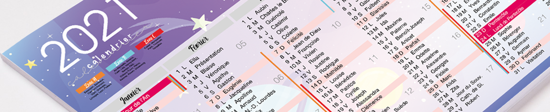 options finitions calendrier