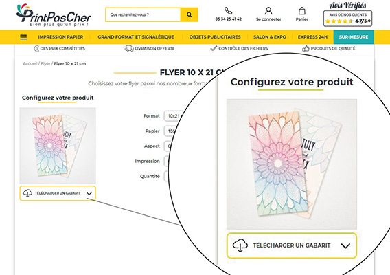 Télécharger le gabarit