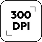 Résolution 300 DPI