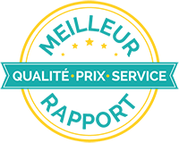 meilleur rapport qualité prix service