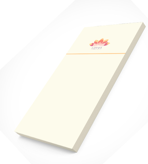 options et finitions blocs notes