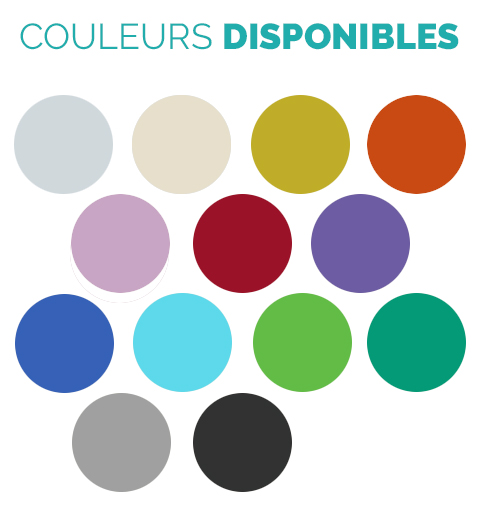 couleur des totes bages personnalisables